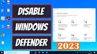 Turn Off or Disable Windows Defender in Windows 1110 2023 [upl. by Zamora]