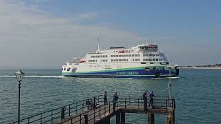 Wightlink Victoria of Wight sailing into Portsmouth [upl. by Fromma]