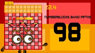 Numberblocks band Fifths 98 [upl. by Enelime]