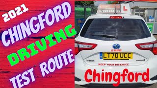 Chingford Test RoutePractical driving Test RouteChingford morning time test Route [upl. by Yauqram]