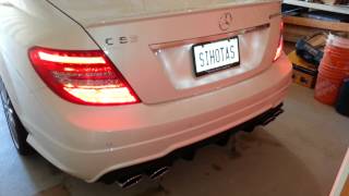 Mercedes c63 amg cold start up [upl. by Pantheas]