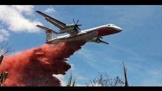 Conair RJ85 and Q400 air tankers [upl. by Leumel]