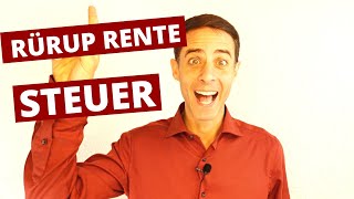 Rürup Rente Steuer [upl. by Falk973]