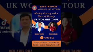 Praise the Lord 🙏 Sister Temina Tariq first worship tour in the UK tehmina Tariq voiceofgospelo [upl. by Niela544]