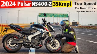 2024 Bajaj Pulsar NS400 Detailed Ride Review  New Features  Mileage Top Speed Finance  NS 400 [upl. by Charteris]