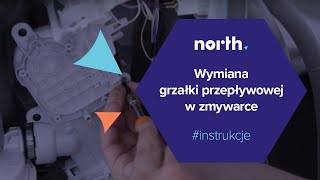 Jak wymienić grzałkę przepływową w zmywarce Części zamienne do naprawy AGD  Northpl [upl. by Sileas]