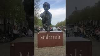 Multatuli Statue in Amsterdam [upl. by Golden]