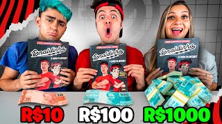 ÁLBUM DO ENALDINHO DE R10 R100 OU R1000 Desafio [upl. by Natsreik]