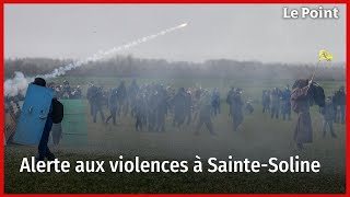 Alerte aux violences à SainteSoline [upl. by Prebo]