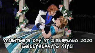 Valentines Day at Disneyland 2020  Sweethearts Nite [upl. by Ayatnohs]