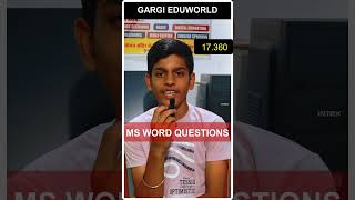 MS Word Questions amp Answers File Tab  msword documents Keyboardshortcuts learnmsword msoffice [upl. by Daniel]