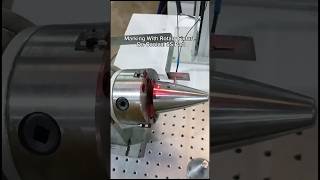 Marking With Rotary Fixture On Conical SS Part laser lasermarkingmachine engravingmachine [upl. by Adnaluy392]