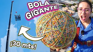 HICE una PELOTA DE LIGAS GIGANTE La aventé desde aquí 😱 ✄ Craftingeek [upl. by Vail804]