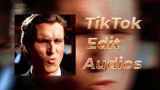 Herkesin Aradığı TikTok Edit Şarkıları  Edit için şarkılar Audio Edit 4 [upl. by Alsworth]