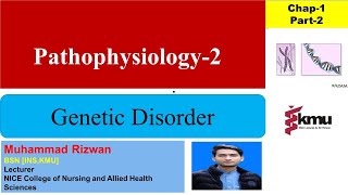 Pathophysiology2 Genetic Disorder UrduHindi  chap1part2  KMU Slides with MCQS [upl. by Edmondo53]