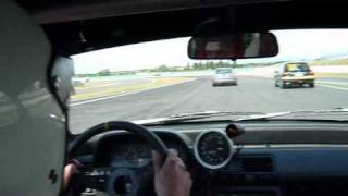 CIVIC EF  EE9 B18C stroker VS M3 CSL compressor magnycours F1 track [upl. by Annayad]