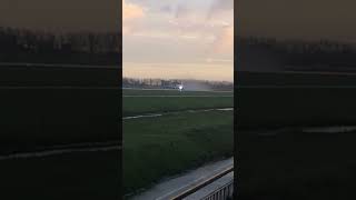 Transavia B737800 takeoff from Amsterdam polderbaan shorts planespotting [upl. by Nostets417]