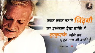 जिंदगी अभी बाकि है  Gulzar Poetry  Hindi Poetry [upl. by Lombardi]