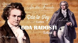 ODA RADOSTI  Ode an die Freude  Ode To Joy Tekst  Lyrics [upl. by Gine]