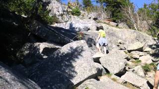 Upper Section of Spellman Trail on Mt Monadnock [upl. by Annoirb]