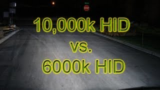 10000k HID vs 6000k HID [upl. by Ericksen]