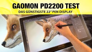 Pen Display günstig Gaomon PD 2200 im Test  Review [upl. by Corso392]