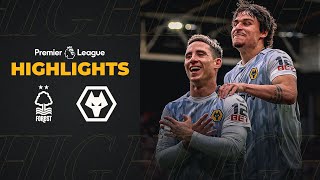 Podence strike earns a point for Wolves  Nottingham Forest 11 Wolves  Highlights [upl. by Ayokal]