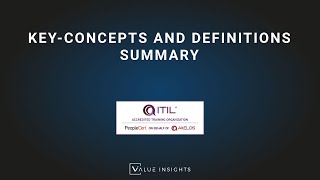 ITIL® 4 Foundation Exam Preparation  KeyConcepts and Definitions Summary eLearning [upl. by Liuqa]