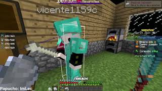 MINERALES Y ITEMS 1 SURVIVAL 121 MINECRAFT  HYCRAFT  NO PREMIUM [upl. by Ayyidas]