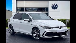 Approved Used Volkswagen Golf 8 RLine 15 TSI 130PS  Oldham Volkswagen [upl. by Amathist]