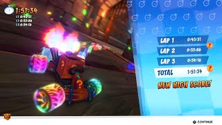 Uhwow  Cortex Castle Time Trial PB  15134 Top 2000  Crash Team Racing NitroFueled [upl. by Constancia]