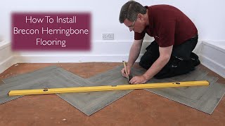 How To Install Brecon Herringbone Flooring  Woodpecker Flooring [upl. by Acissehc]