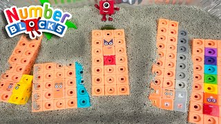 Odd Numberblocks are Buried under Sand and Clay Dig and Arrange the numbers in Order [upl. by Fraya]