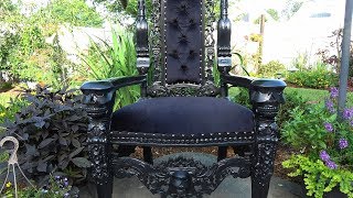 Skull Throne Chair for Halloween [upl. by Yurt363]