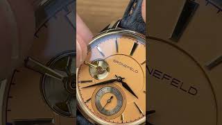 Grönefeld 1941 Remontoire REMOWGSA 1Minute Watch Review [upl. by Assyla]