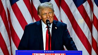 YMCA at the 2024 Trump victory speech NEW  WITH LYRICS [upl. by Rodd]