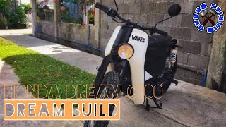 HONDA DREAM C100  SCRAMBLER BUILD [upl. by Ojyllek]