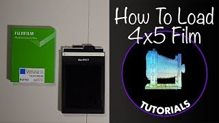 How to Load 4x5 film holders [upl. by Pauwles]