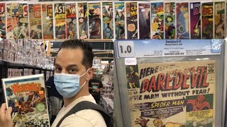 Comic Hunting at the Raynham Flea Market with Marc Spector Comics [upl. by Laynad]