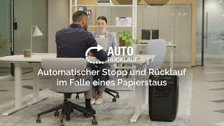 Fellowes AutoMax™ 200M Automatischer MikroschnittAktenvernichter für kleine Büros [upl. by Accissej]