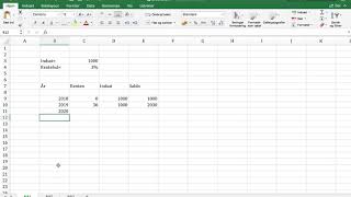 Excel Annuitetsopsparing [upl. by Leruj388]