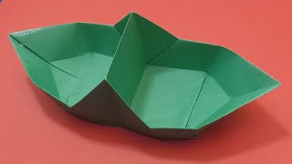 How To Make Two Compartment Paper Boat That Holds Weight  Craft Times [upl. by Leonidas]