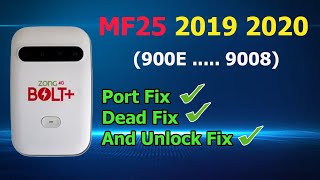 Zong MF25 2019 2020 900E  9008 Port Fix Dead Fix And Unlock Fix 10000 [upl. by Alasdair]