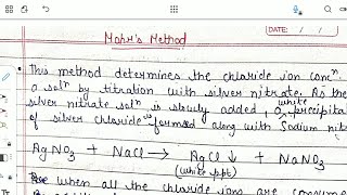 Mohrs Method  Precipitation Titration  Pharmaceutical Analysis bpharmacynotes sem1 [upl. by Emil]