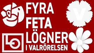 Fyra feta lögner i valrörelsen [upl. by Adyeren423]