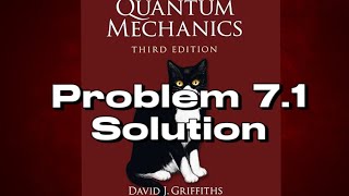 Griffiths Introduction to Quantum Mechanics Solution 71 Infinite Square Well Perturbation Theory [upl. by Nae]