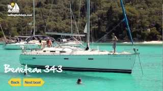 Sailing Holidays  Beneteau 343  Flotilla Sailing [upl. by Esertal]