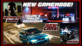 VOLUME 9 IS INSANE RETURN OF RAZOR BIKES HEISTS GAMEMODE AND MORE  NFS UNBOUND VOL 9 BREAKDOWN [upl. by Yznyl]