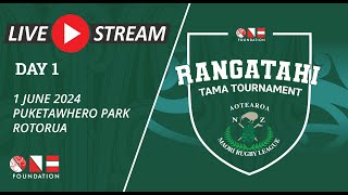 Day 1  ANZMRL Rangatahi Tama Tournament 2024 [upl. by Dong640]