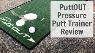 PuttOUT pressure putt trainer review  make your putting practice fun [upl. by Dinin]